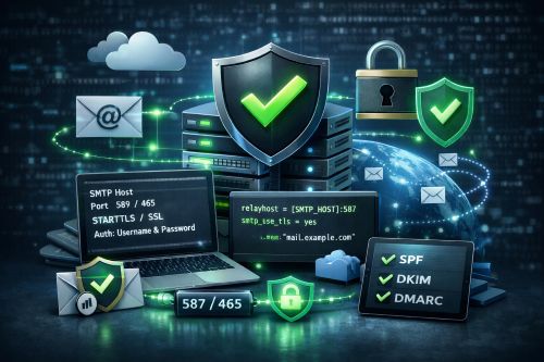 Secure SMTP Relay (Swiss-Hosted) for Transactional Email Delivery