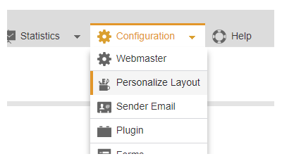 Personalize Layout - personalize your Mailpro experience
