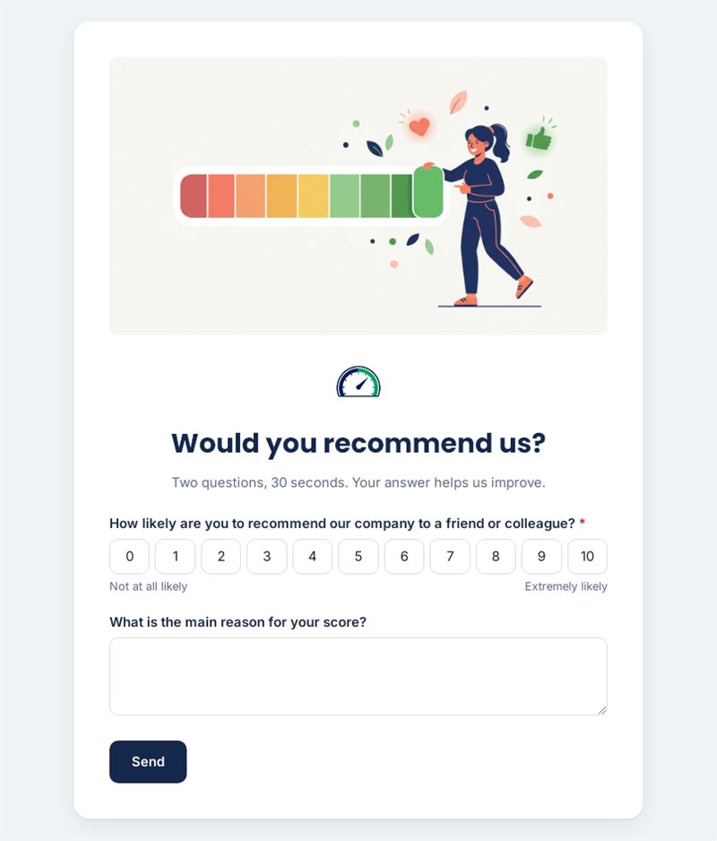 Would you recommend us?