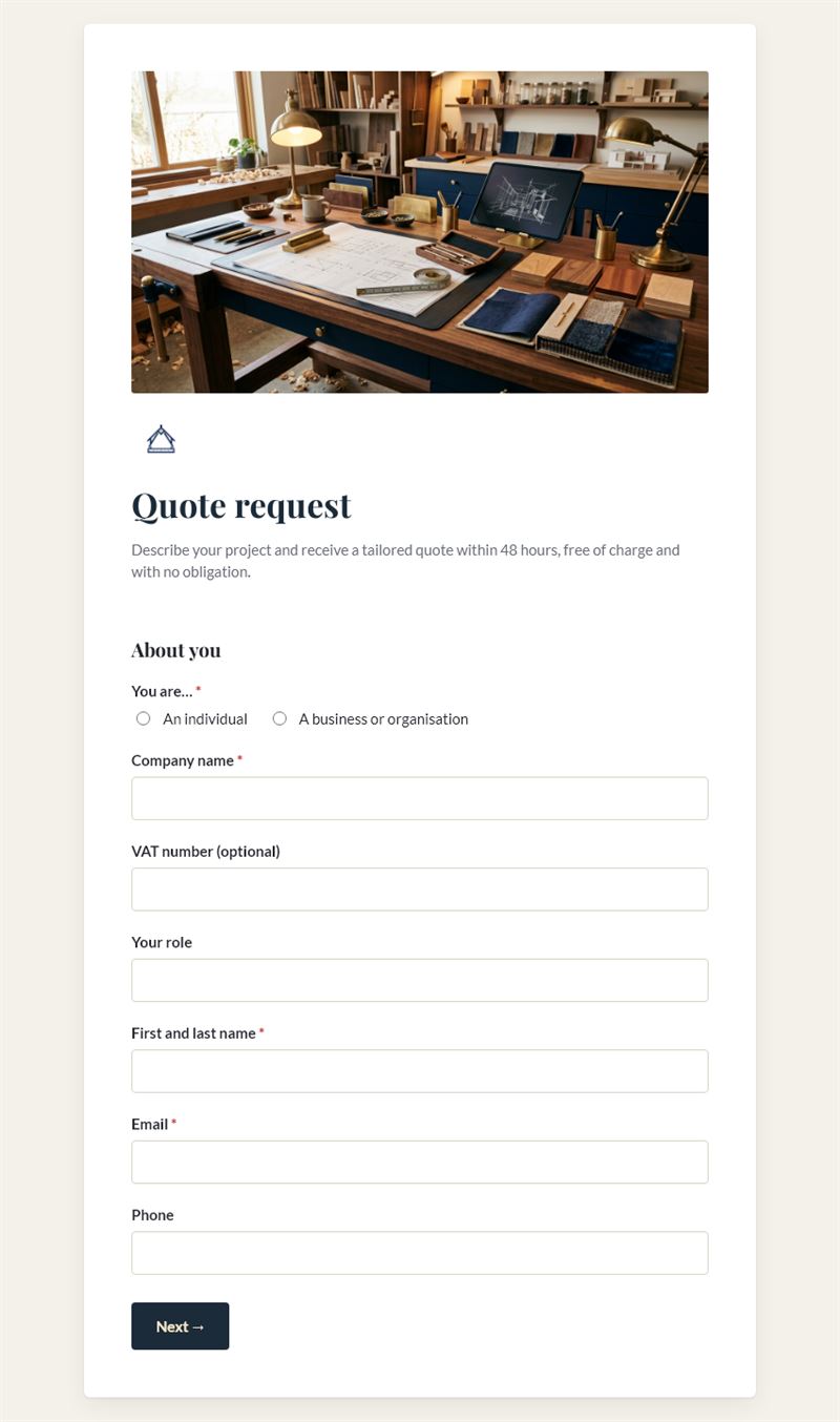 Quote request