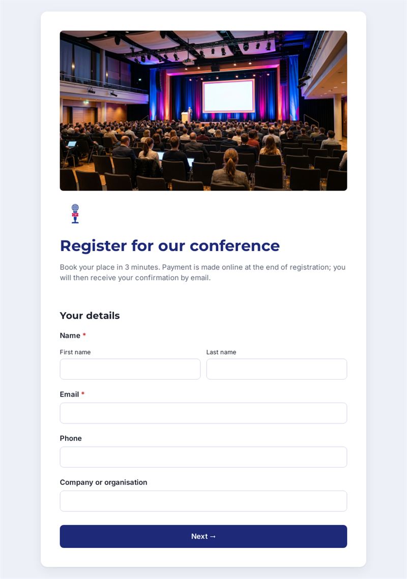 Register for our conference