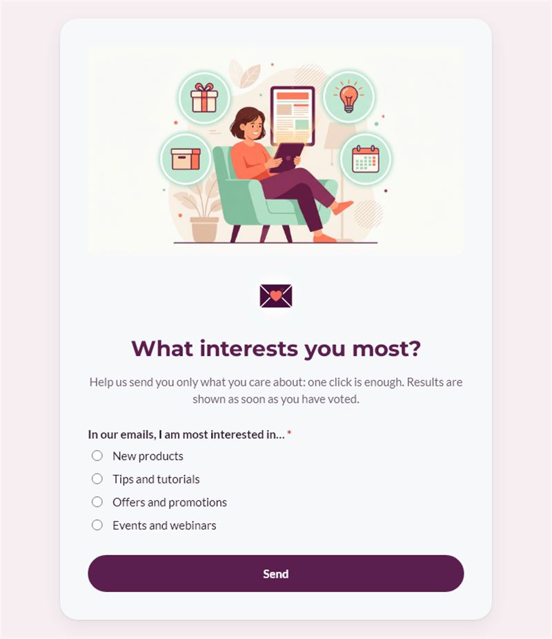 What interests you most?