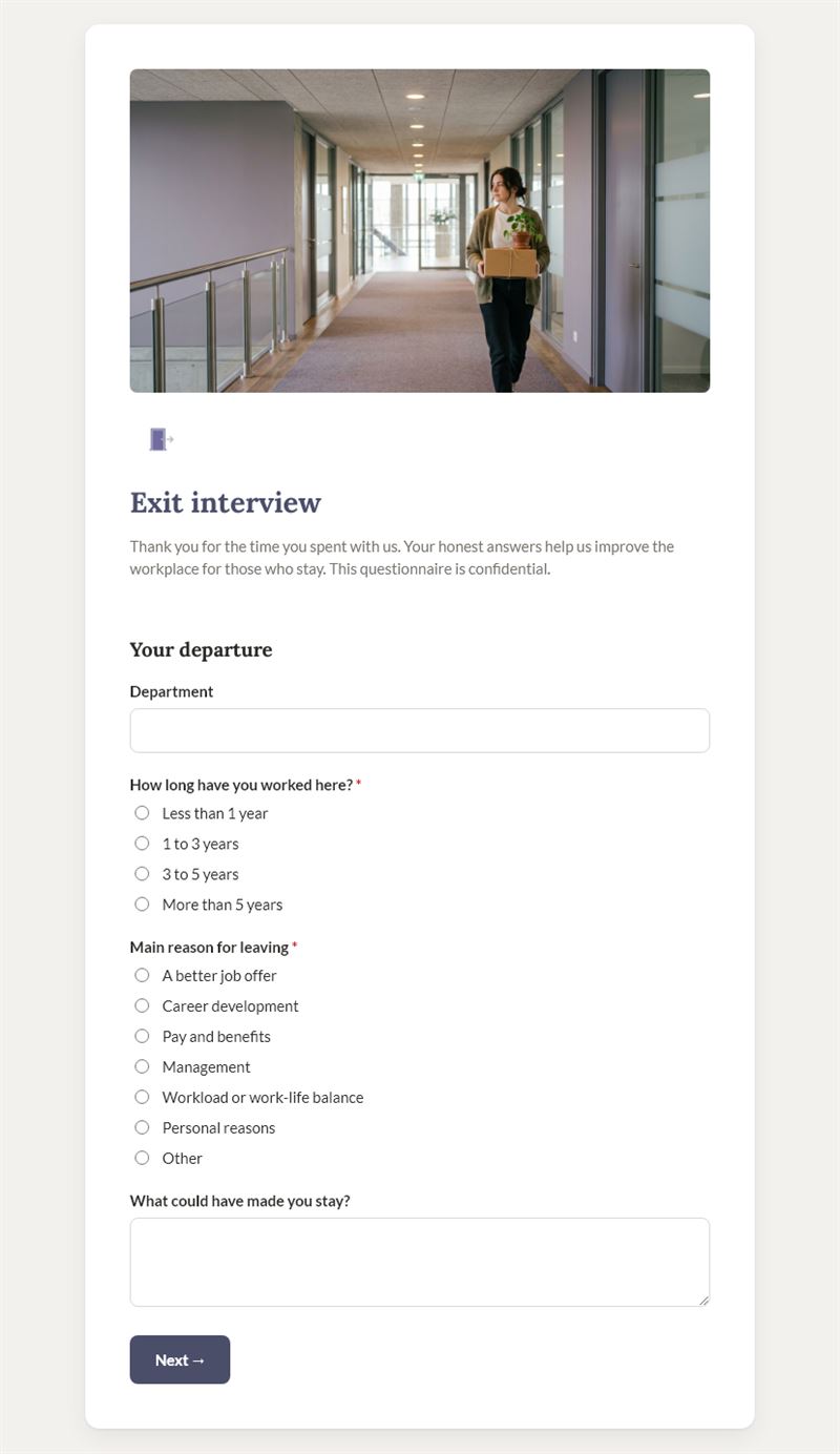Exit interview