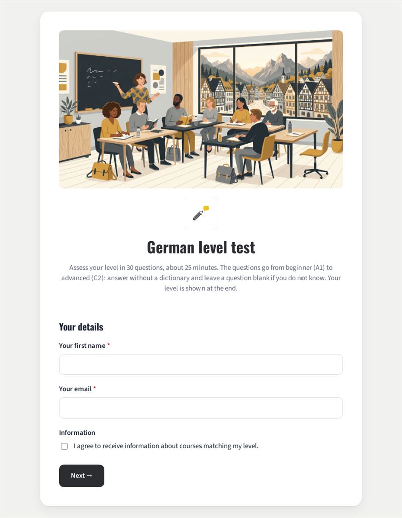 German level test