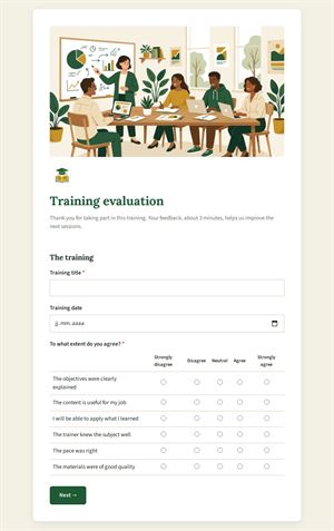 Training evaluation
