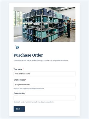 Purchase Order Request Form