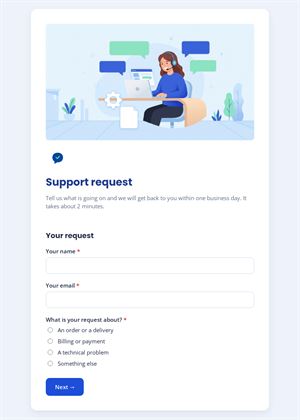 Support request