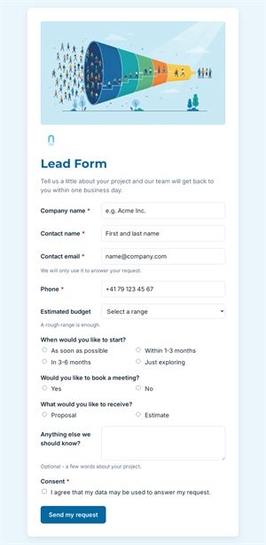 Lead Capture Form