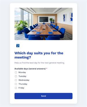Which day suits you for the meeting?