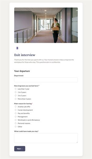 Exit interview