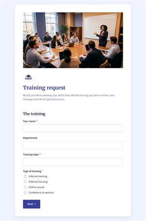 Training request