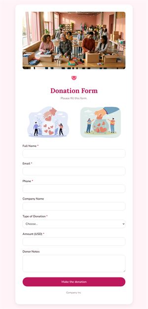 Online Donation Form