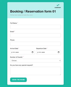 Room Booking Request