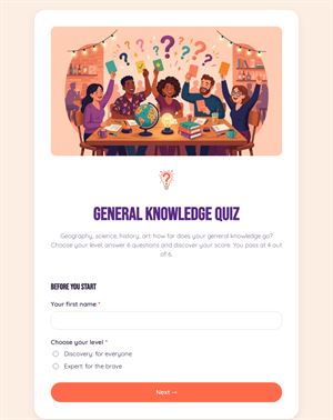 General knowledge quiz