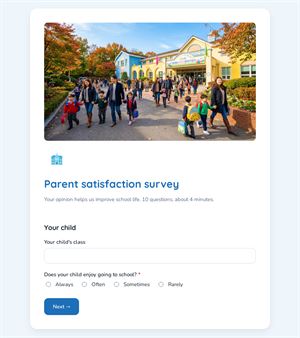 Parent satisfaction survey