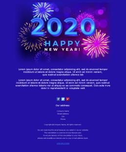 Happy New Year Template from www.mailpro.com