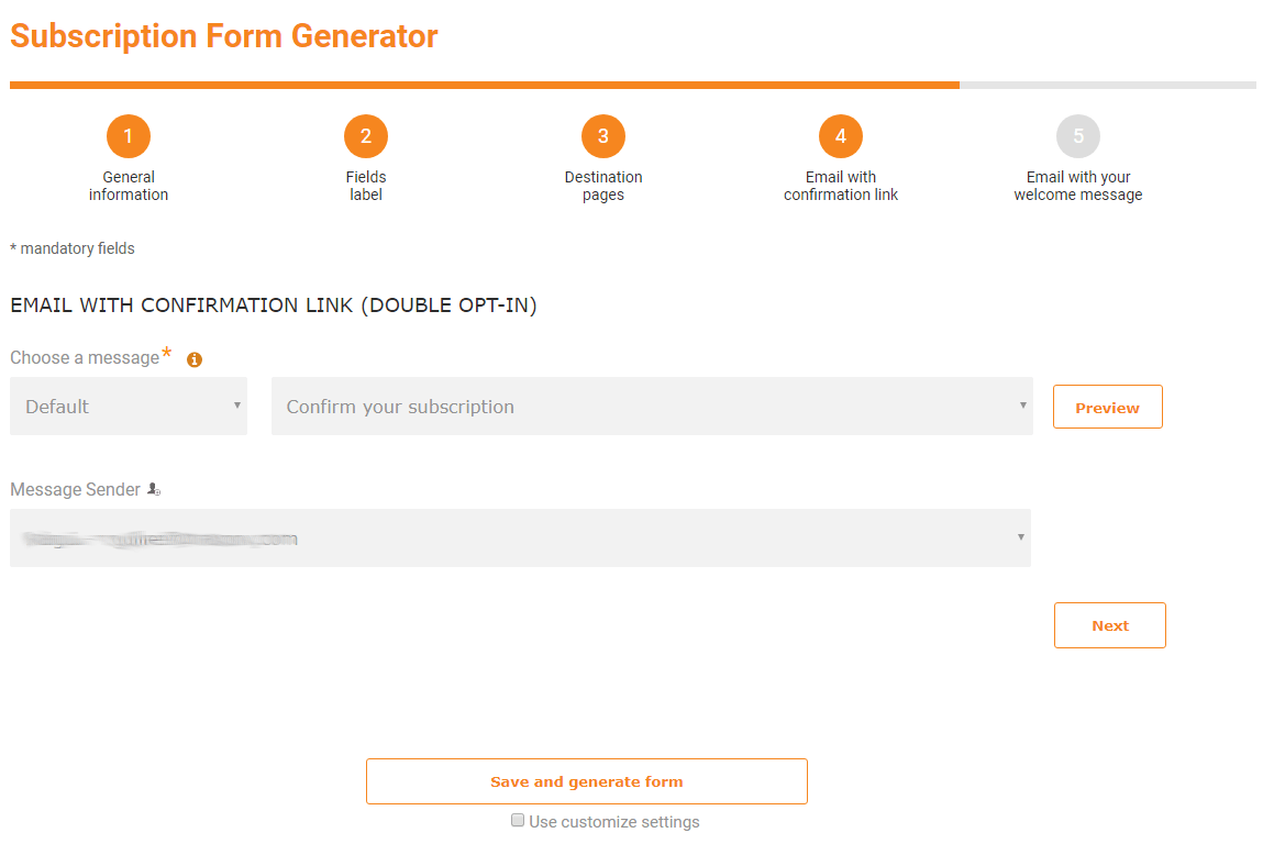 Email Confirmation Link