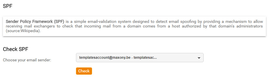 SPF Verification in Mailpro