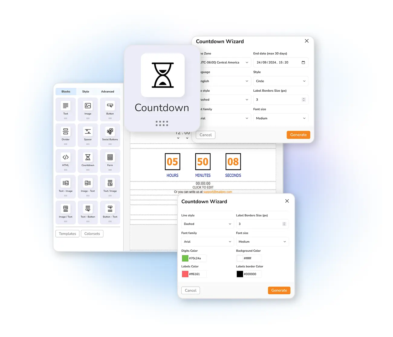 Mailpro Countdown Timer