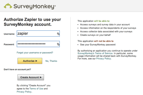 Setup SurveyMonkey 3