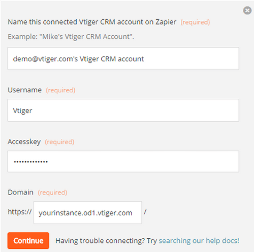 Setup Vtiger CRM 3