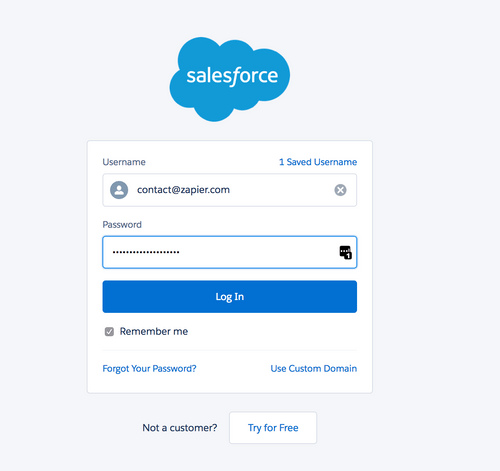 Setup Salesforce 3