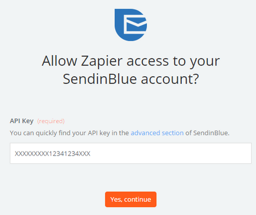 Setup Sendinblue 3