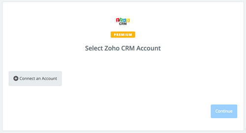 Setup Zoho CRM 2