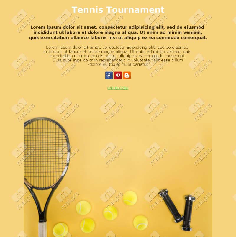 Exciting Tennis Match Templates