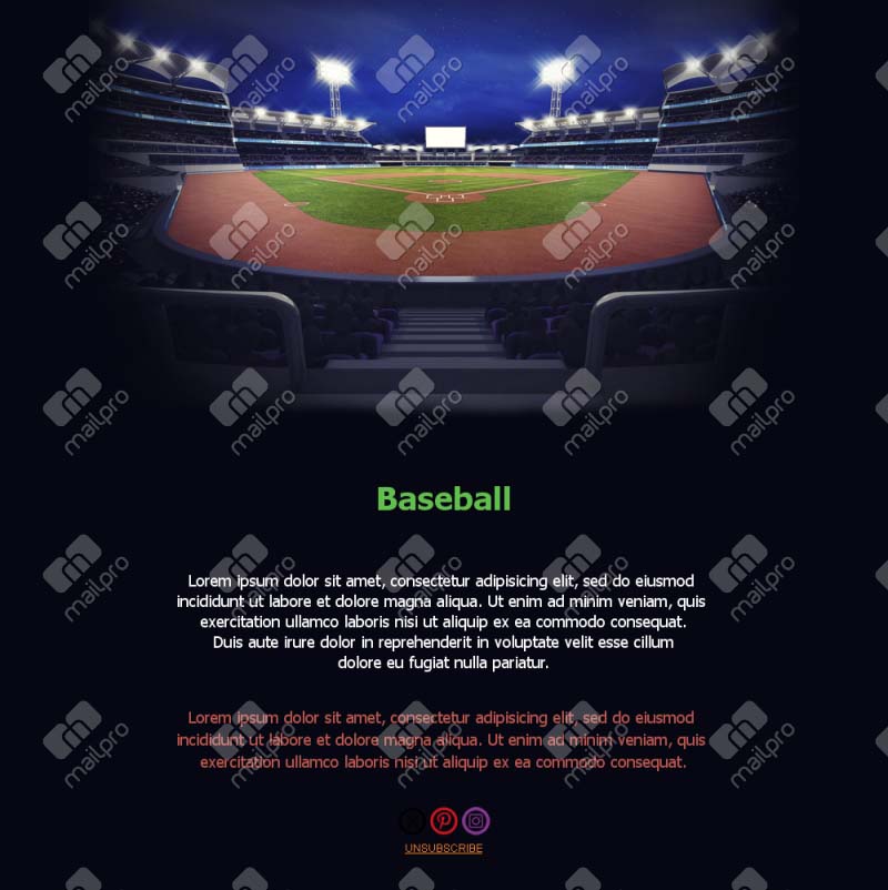 Vibrant Baseball Fan Templates
