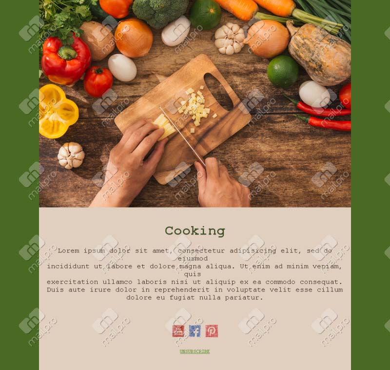 Delicious Cooking Recipe Templates