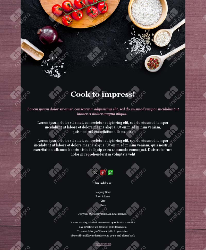 Delicious Cooking Recipe Templates