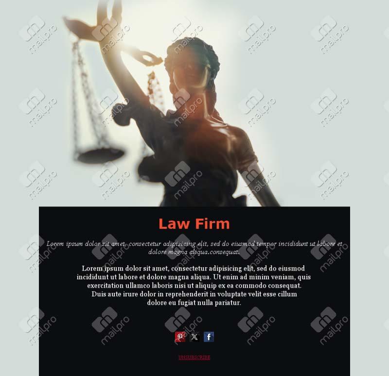 Professional Law Firm Templates