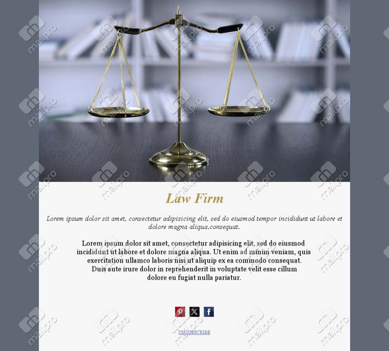 Professional Law Firm Templates