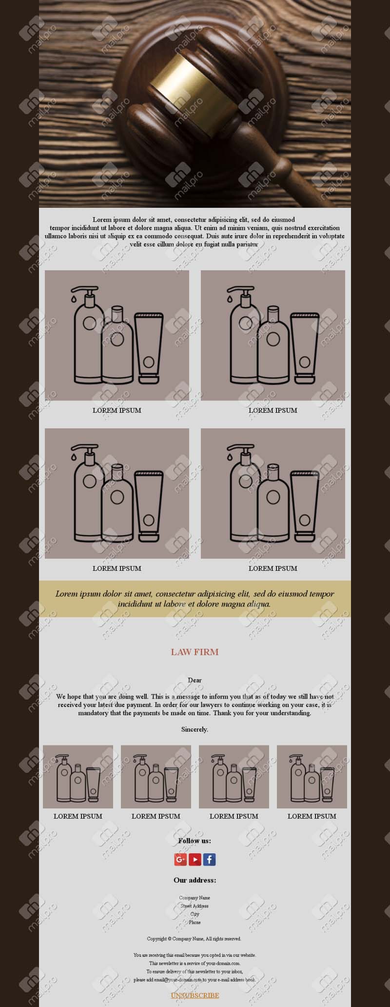 Professional Law Firm Templates