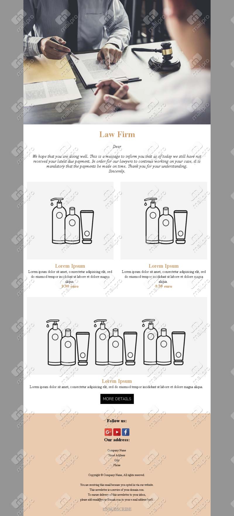 Professional Law Firm Templates