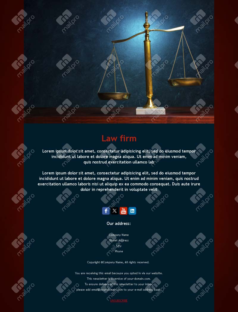 Professional Law Firm Templates