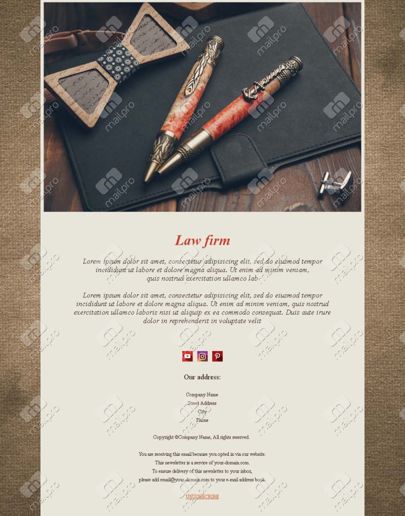 Professional Law Firm Templates