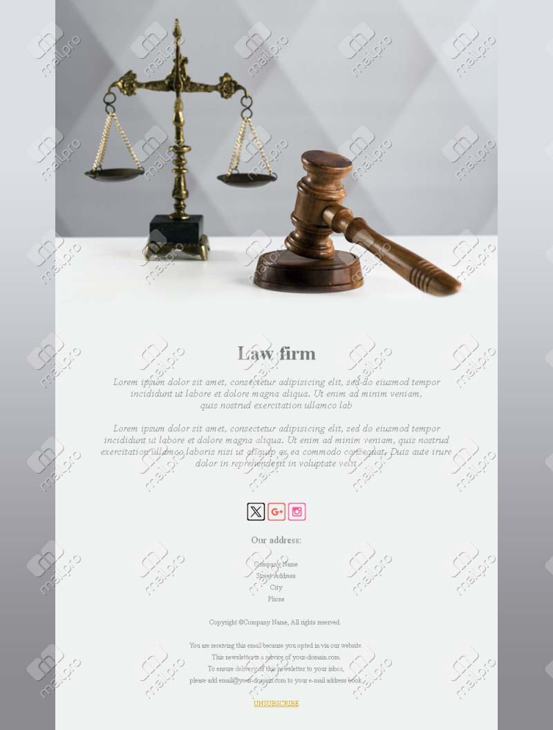 Professional Law Firm Templates