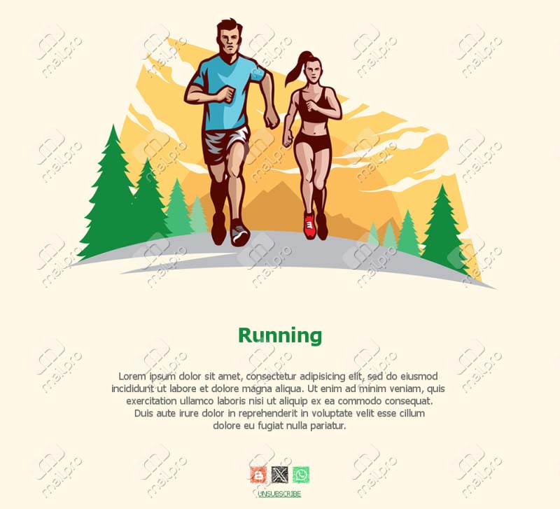 Energizing Running Event Templates