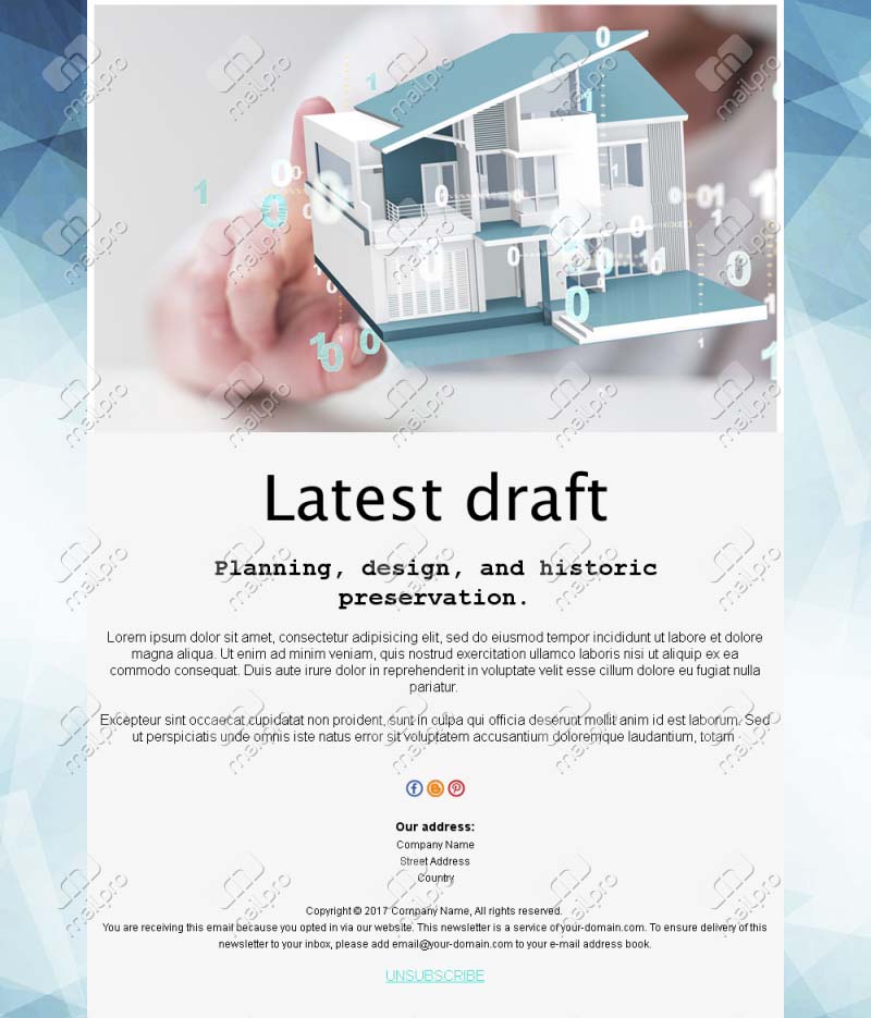 Elegant Architecture Email Templates