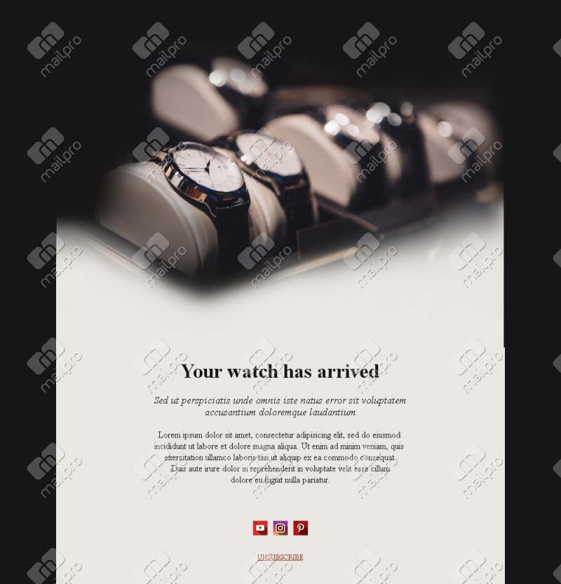 Luxury Watch Collection Templates