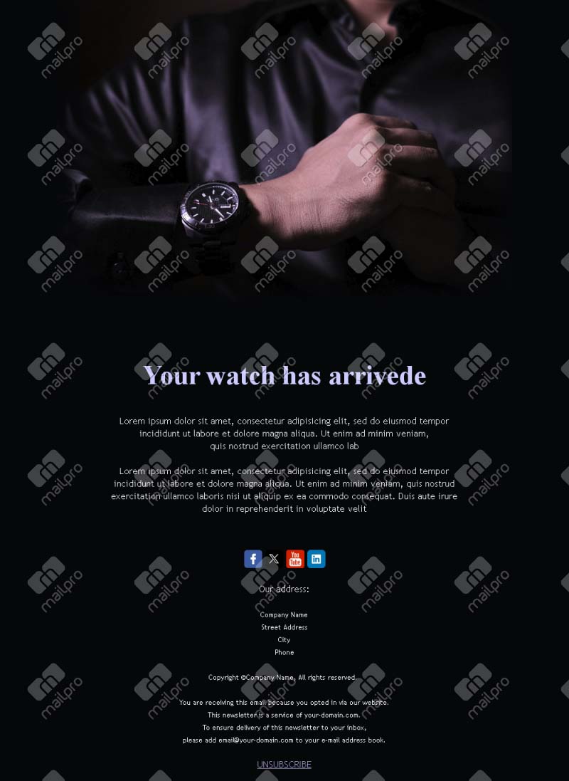 Luxury Watch Collection Templates