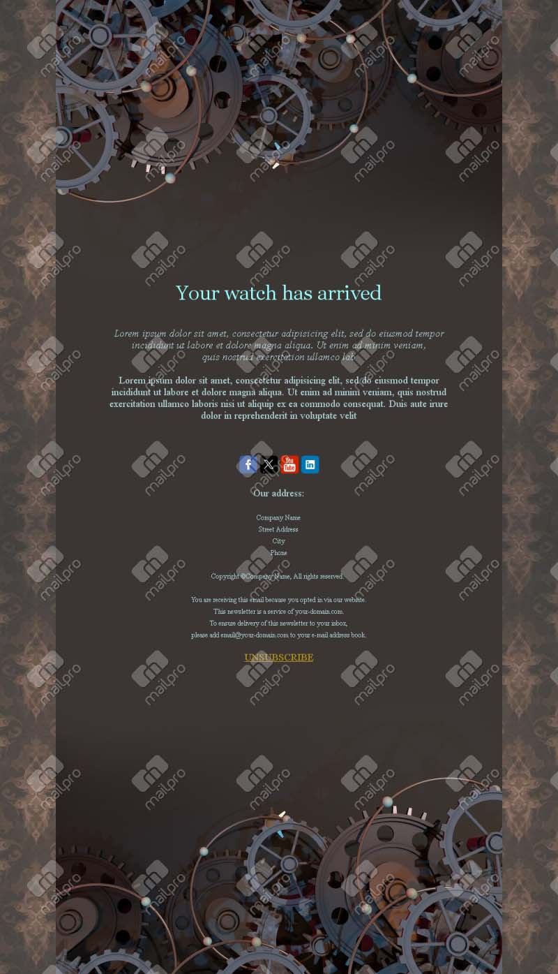 Luxury Watch Collection Templates