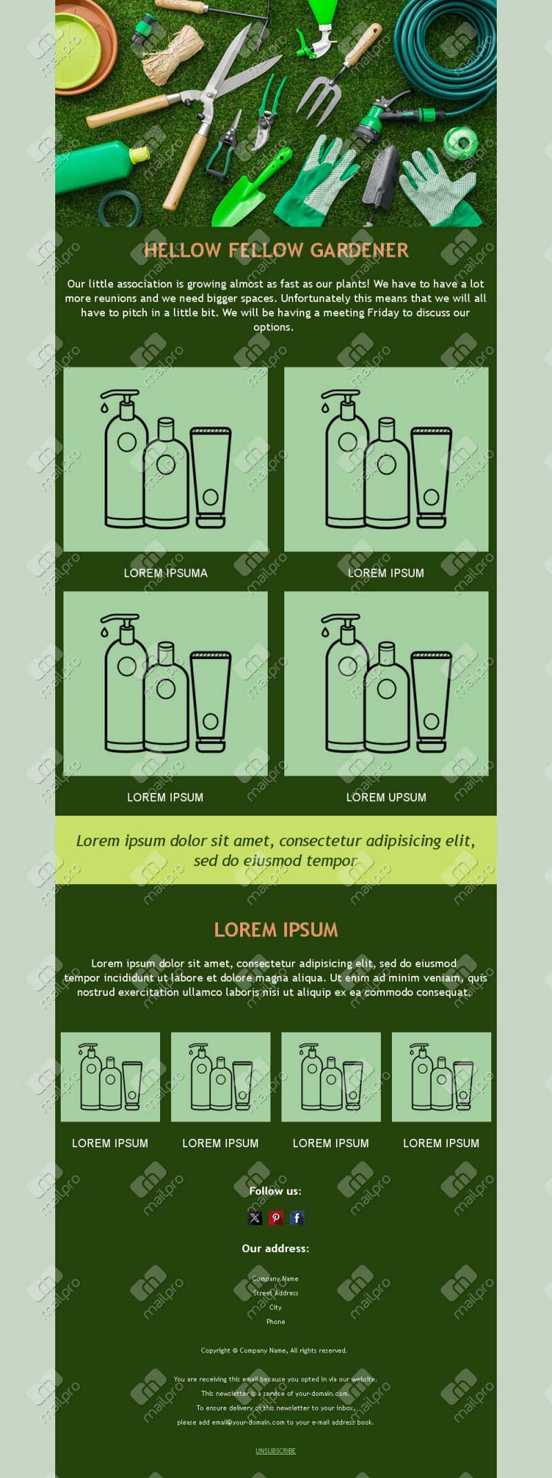 Lush Garden Templates