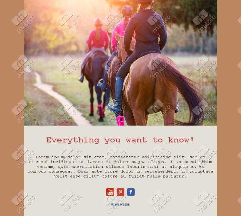 Riding Club Templates
