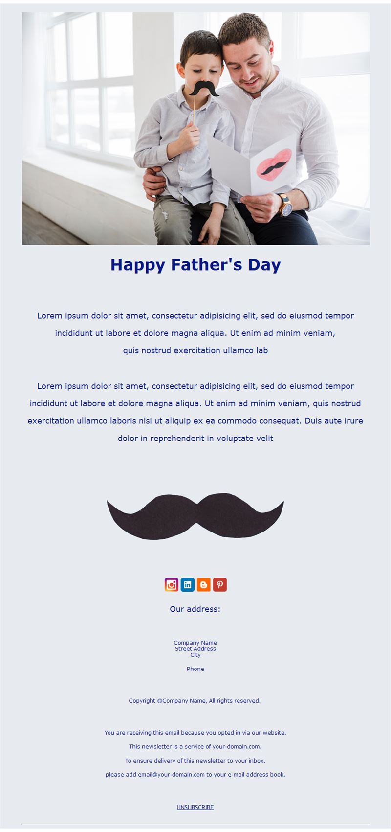Fathers Day Template
