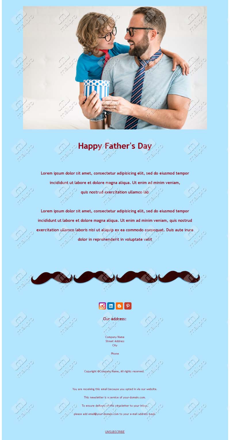 Father’s Day Email