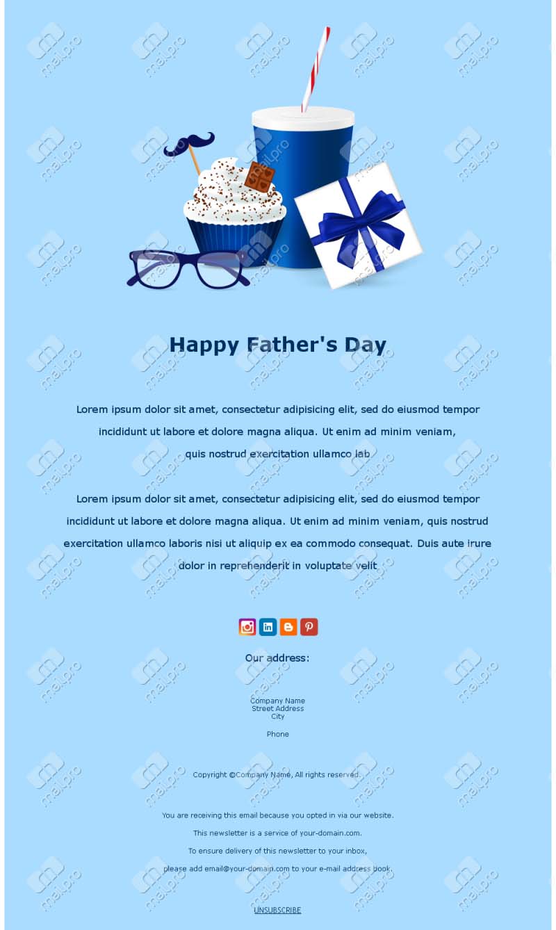 Father’s Appreciation Template