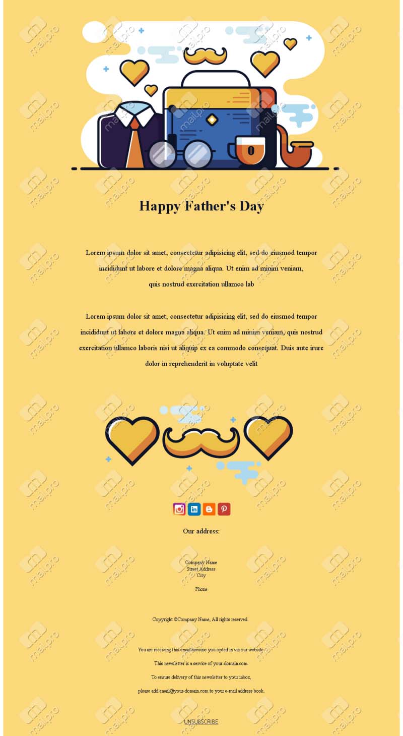 Father’s Day Email Design